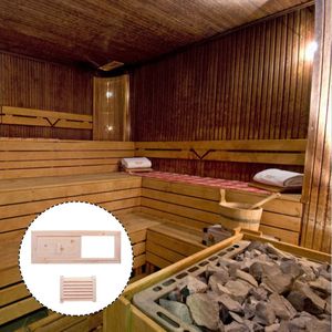 1 Set Sauna Ceder Air Vent Jaloezieën Grille Zomer Sauna Ventilatie Panel