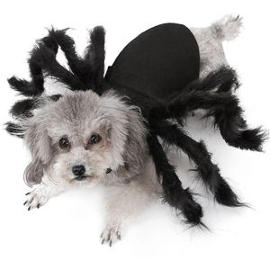 Halloween Huisdier Spider Kleding Simulatie Zwart Spider Puppy Cosplay Kostuum Voor Honden Katten Party Cosplay Grappige Kat Outfit