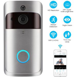Wifi Smart Zichtbare Digitale Deur Viewer Voice Call Draadloze Smart Home Security Monitor Deurbel Remote Monitoring Deurbel