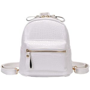 Vrouwen Mode Kleine Rugzak Alligator Pu Lederen Rugzak Meisjes Ongedwongen Rugzak Geel Mochila Feminina