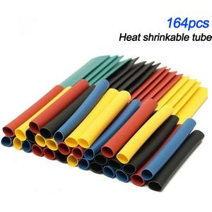 164/328/530Pcs Krimpkous Tube Kleur Milieuvriendelijke Krimpkous Mouw Pe Isolatie Warmte krimpkous Set