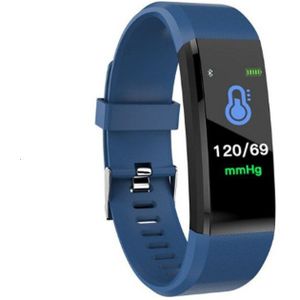 115 Plus Armband Gezondheid Armband Hartslag Bloeddruk Smart Band Waterdicht Fitness Tracker Smart Band Horloge Mannen Vrouwen 1EH