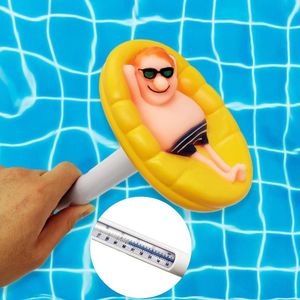 Grappige Drijvende Zwembad Thermometer Touw Vijver Spa Tub Temperatuur Meter
