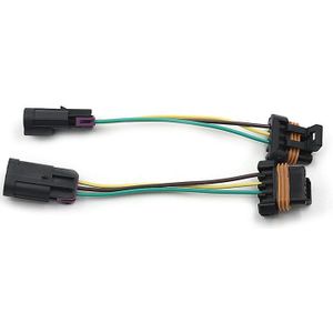 LED KOPLAMP CONVERSIE KABELBOOM Conversie STEKKERS kabel voor 15-18 POLARIS ATV Quad RZR 900 RZR900 Halogeen OM RZR 1000 XP