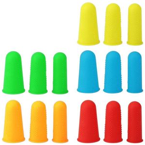 15 Stuks Lijm Tool Vinger Caps Siliconen Vinger Beschermers Voor Lijm Wax Hars Hars Honing Lijmen Scrapbooking Naaien