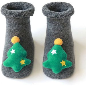 Kerst Winter Zachte Katoenen Baby Sokken Leuke Kerstman Patroon Baby Jongens Meisjes Sokken Dikke Warm Anti-Slip Vloer sokken