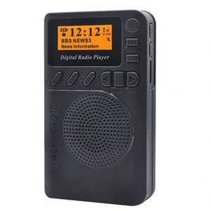 Dab Fm Radio Digitale Radio, Mini Draagbare Handheld Radio, Hoge Gevoeligheid Zweep Antenne, ondersteuning Sd-kaart MP3 Afspelen Functie