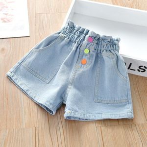 Zomer Effen Kleur Kinderen Kids Baby Peuter Meisjes Kleding Denim Shorts Broek Voor Meisjes Lange Jeans Lange Pannen Voor herfst