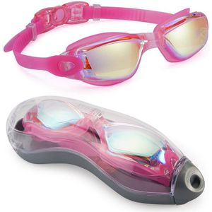 Volwassen Zwembril Uv-bescherming Waterdichte Anti-Fog Verstelbare Band Comfort Fit Zwemmen Brillen