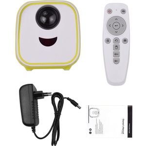 Mini Led Video Kinderen Projector Thuis Familytheater Movie Projector 480*320 Native Resolutie 50000 Uur Met Afstandsbediening