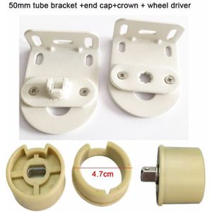 Superieure Montageset Voor Rolgordijnen – Metal Beugels Voor 28 Mm & 32 Mm Buizen | Complete Reparatieset