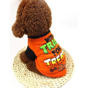 Halloween Hond Shirt Pet T-shirt Hond Huisdier Kleding Huisdier Halloween Kleding Halloween Kostuum Hond Shirts Voor Kleine Honden