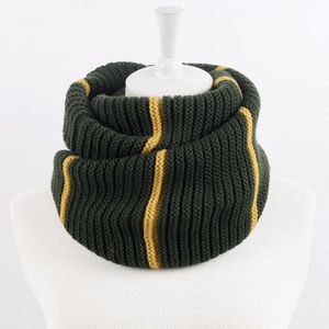 Mode Gebreide Ring Sjaal Koreaanse Stijl Unisex Alle-Wedstrijd Herfst Winter Warm Patchwork 46*27Cm Handgemaakte 8 kleur Accessoires Sjaal