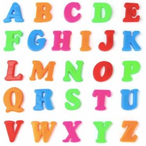 2Cm Magneet Letters Alfabet Puzzel Kleurrijke Koelkast Sticker Memorandum Educatief Cadeau Voor Kinderen Speelgoed 26 Stks/set