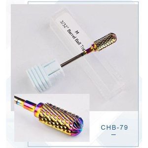 Regenboog Wolfraam Stalen Frees Voor Manicure Verwijderen Gel Vernis Burr Nail Boren Set