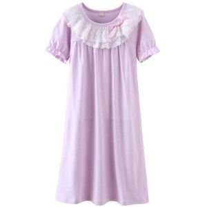 Baby Meisje Kleding Prinses Nachtjapon Kerst Jurk Slaap Shirts Nachthemden Pyjama Nachtkleding kinderen voor 3-17 Jaar