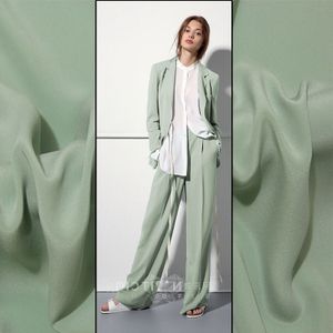 Hoogwaardige effen kleur zware zijden crêpe de chine stof 31mm kleding rok windjack zijde stof zijde stof 113 cm