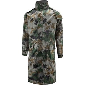 Outdoor Camouflage Regenjas Lange Mannen En Vrouwen Raincape Regen Jas T Mannen En Vrouwen Split Rijden Regenjas Regenbroek