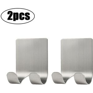 5Pcs Razor Rvs Houder Muur Mannen Scheren Scheerapparaat Plank Badkamer Scheermes Rack Muur Lijm Opslag Haak Keuken Hanger