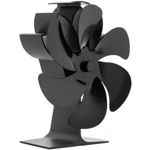 Milieuvriendelijke Haard Fan 6 Blades Thuis Indoor Non-Elektrische Kachel Fan Hout-Brandende Kachel Fans