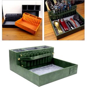 Kappers Schaar Opbergdoos Organizer Verwijderbare Gesp Slots Grote Ruimte Haar Clips Zak Desktop Doos Voor Schoonheid Haardrogers
