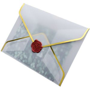 20 stks/set Stempelen Afdrukken Papier B6 Envelop Transparant Zwavelzuur Papieren Envelop Voor Bruiloft Invatation