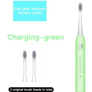 3 Kleuren Elektrische Tandenborstel Waterdichte Automatische Sonic Tanden Whitening Brush Usb Oplaadbare 5 Modellen S802 Met 2 Opzetborstels