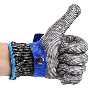 Multi Functie Anti Cut Handschoenen Veiligheid Cut Proof Steekwerende Roestvrij Staaldraad Metalen Mesh Butcher Snijbestendige Werk handschoenen