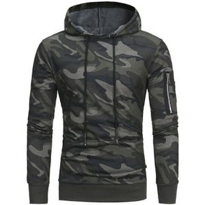 Plus Size Camouflage Hoodies Mannen Sportkleding Trainingspak Gym Fitness Training Oefening Trui Lente Outdoor Sport Hoody