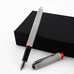 Jinhao Vulpen, Rood Zwarte Kleur Koper Vat, Pijl Clip, Fine Nib, school Student Kalligrafie Relatiegeschenk Inkt Pen