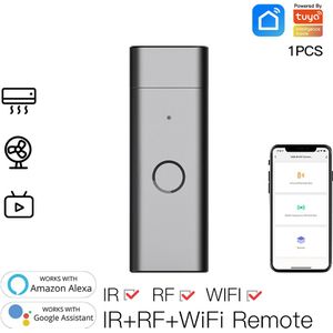 Tuya Smart Infrarood Wifi Afstandsbediening Draadloze Usb Ir + Rf Controller Voor Tv Fan Smart Home Automation Ondersteuning Alexa google