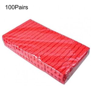 100 Paren/set Pack Nail Art Tenen Afscheiders Anti-Kras Zachte Spons Gel Uv Gereedschap Polish Manicure Pedicure Gereedschap Voor volwassen