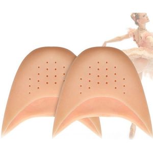 2Pairs Toe Protector Siliconen Gel Pointe Teen Cap Cover Voor Tenen Zacht Pads Protectors Voor Ballet Schoenen Voeten Zorg gereedschap