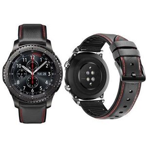 Voor Huawei Watch Gt2 2 46 Mm Lederen Band Horlogeband Voor Honor Magic 2 Horloge Armband Band Voor Samsung Gear S3 correa