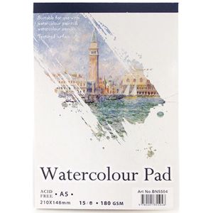15 Vellen A3/A4/A5 Aquarel Papier Schets Boek Notepad Voor Schilderij Tekening Art