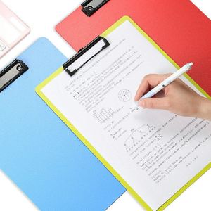 A4 Plastic Klembord Schrijfblok Bestandsmap Boord Clip Document Houder Organizer Memo Notepad School Stationery Office Supplies