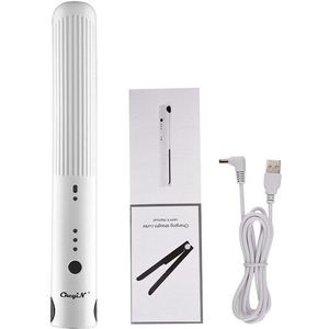 Ckeyin 2 In 1 Draadloze Keramische Haar Krultang Stijltang Usb Oplaadbare Flat Iron Stijltang Iron Hair Curling Styler