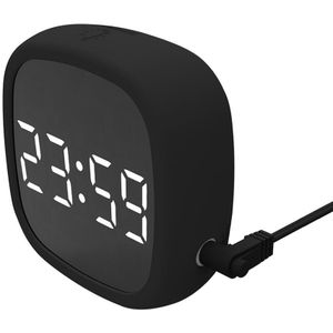 Saat Creatieve Digitale Klok Houten Elektronische LED Tijdweergave Temperatuur En Vochtigheid Tafel Klok Voor Slaapkamer Wekker