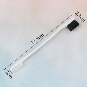 1Pcs Dubbelzijdig Haar Borstel Rand Controle Haar Kam Beauty Hair Styling