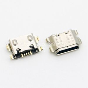10Pcs Micro Usb 5Pin Jack Connector Socket Data Poort Opladen Staart Plug Voor Samsung Galaxy A01 A015 A015F/ds Mini Dock