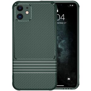 Iphone 11 Mobiele Telefoon Shell Siliconen Soft Shell Apple 11 Pro Max Carbon Fiber Anti-Val Tpu Beschermende mouw