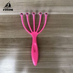 Fdbro Stalen Bal Klauw Hoofdhuid Hals Spa Stress Release Massager Vinger Hoofd Ontspannen Apparatuur Tientallen Pijnbestrijding Hoofd zorg