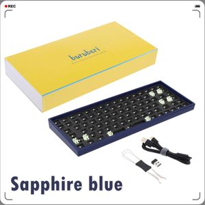 Buruberi KD84 84 Toetsen Bluetooth5.0 2.4G Draadloze 3/5pin -Swap Mechanische Toetsenbord Diy Kit Usb Gebouwd-In Batterij Rgb Backlight