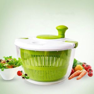 Plastic Salade Hulpmiddel Kom Giant Salade Mixer Voor Wassen Gedroogde Blad Groenten Keuken Accessoires Droger Afvoer Rack Mand MJ721