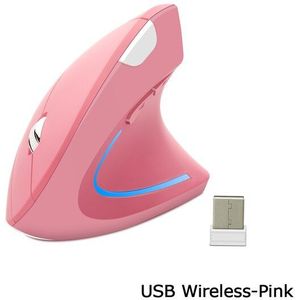 Chuyi 1600 Dpi Bluetooth Draadloze Verticale Muis Ergonomische Pols-Care Mause Matte Rgb Backlight Muizen Voor Pc Laptop Kantoor