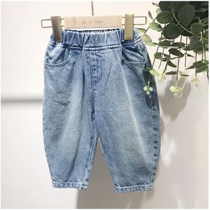 2 3 4 5 6 Y Kids Jeans Lente Koreaanse Casual Broek Voor Meisjes Peuter Jongens Jeans Kinderen broek