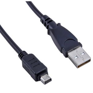 USB Lader + Data SYNC Kabel Koord voor Olympus camera U Stylus Tough 6020