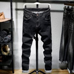 Mannelijke Jeans Mannen Men's Jean Homme Denim Slim Fit Broek Broek Rechte Zwarte Biker Skinny Business Casual Mode Zachte