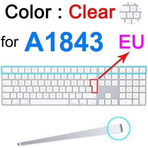 Keyboard Cover Voor Imac Draadloze Bluetooth Magic Voor Apple A1644 A1314 A1843 A1243 G6 Numeriek Toetsenbord Clear Eu Ons Protector huid