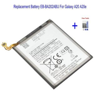 1x3000 mAh EB-BA202ABU 11.55Wh Vervangende Batterij Voor Samsung Galaxy A20e A20 Batterijen + Reparatie Gereedschap kit